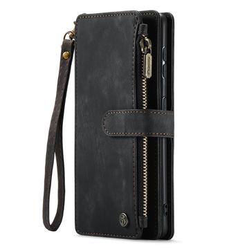 Samsung Galaxy S23 5G Caseme 2-i-1 Multifunktionel Pung - Sort