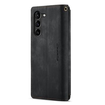 Samsung Galaxy S23 5G Caseme 2-i-1 Multifunktionel Pung - Sort