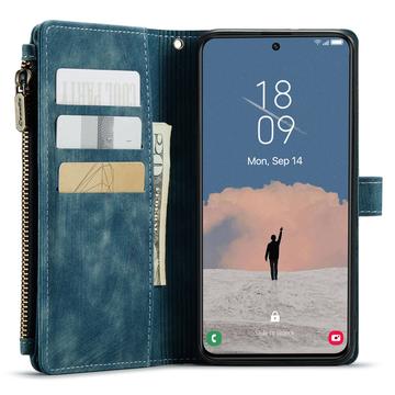 Samsung Galaxy S23 5G Caseme 2-i-1 Multifunktionel Pung - Blå