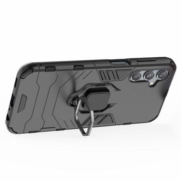 Samsung Galaxy S23 FE Hybrid Cover med Ring Holder - Sort