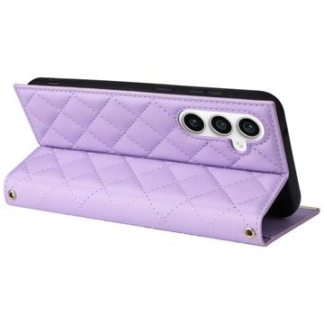 Samsung Galaxy S23 FE Luksus Vatteret Pung - Lilla