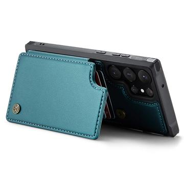 Samsung Galaxy S23 Ultra 5G Caseme C22-etui RFID-kortpung - Grøn