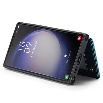 Samsung Galaxy S23 Ultra 5G Caseme C22-etui RFID-kortpung - Grøn
