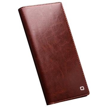 Samsung Galaxy S23 Ultra 5G Qialino Classic Læderpung - Brun