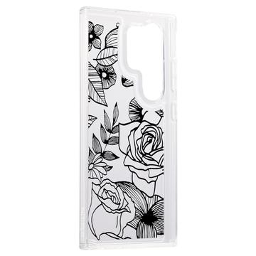 Samsung Galaxy S23 Ultra Fashion TPU Cover - Rose omrids