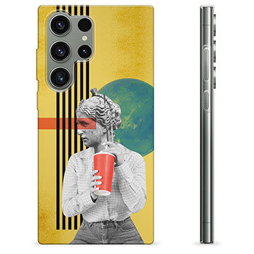 Samsung Galaxy S23 Ultra 5G TPU Cover - Retro Kunst
