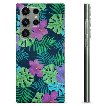 Samsung Galaxy S23 Ultra 5G TPU Cover - Tropiske Blomster