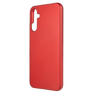 Samsung Galaxy S24 FE Gummibelagt Plastik Cover - Rød