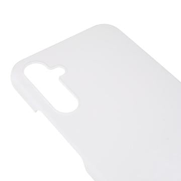 Samsung Galaxy S24 FE Gummibelagt Plastik Cover - Hvid