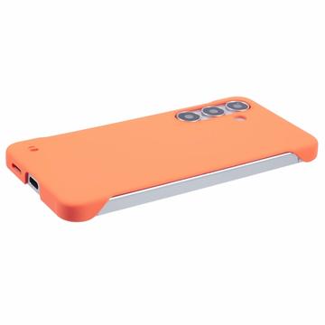 Samsung Galaxy S24 Plastik Cover Uden Sider - Orange