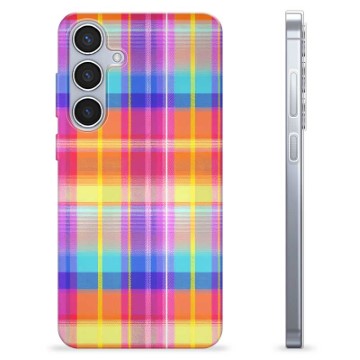 Samsung Galaxy S24+ TPU Cover - Flannel Skjorte