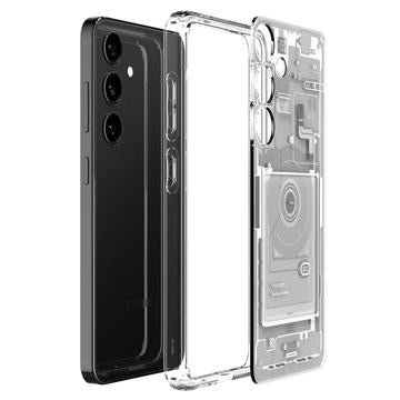 Samsung Galaxy S24 Spigen Ultra Hybrid Cover - Zero One / Hvid