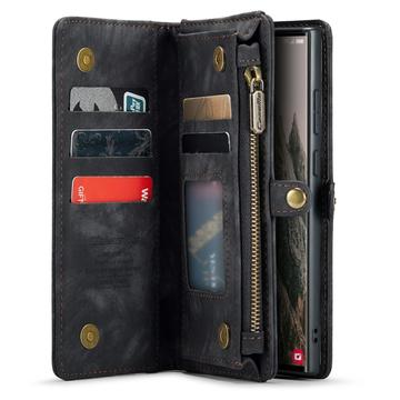 Samsung Galaxy S24 Ultra Caseme 008 2-i-1 Multifunktionel Pung - Sort