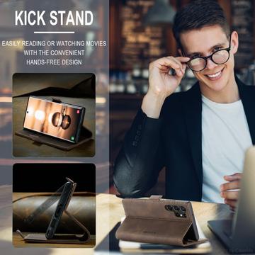 Samsung Galaxy S24 Ultra Caseme 013 Series Pung Cover - Kaffe