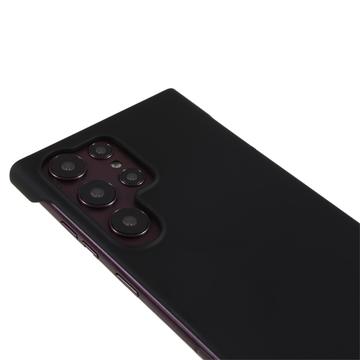 Samsung Galaxy S24 Ultra Plastik Cover Uden Sider - Sort