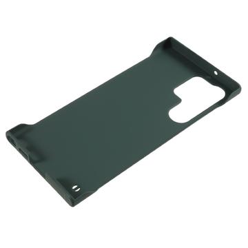 Samsung Galaxy S24 Ultra Plastik Cover Uden Sider - Mørkegrøn