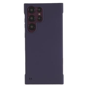 Samsung Galaxy S24 Ultra Plastik Cover Uden Sider - Mørkelilla