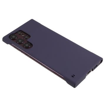 Samsung Galaxy S24 Ultra Plastik Cover Uden Sider - Mørkelilla
