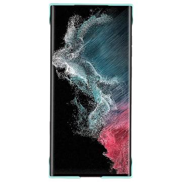 Samsung Galaxy S24 Ultra Plastik Cover Uden Sider - Lyse Cyan