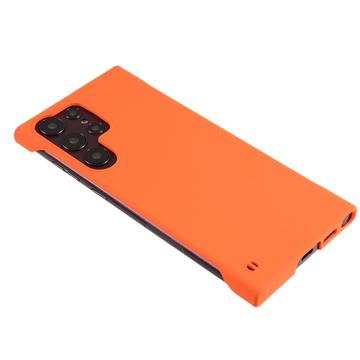 Samsung Galaxy S24 Ultra Plastik Cover Uden Sider - Orange