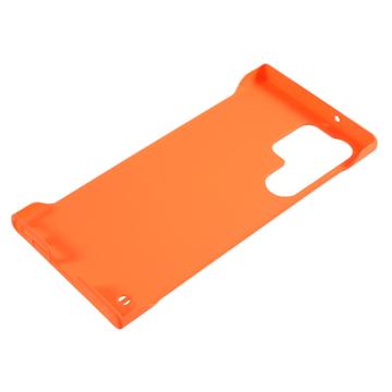 Samsung Galaxy S24 Ultra Plastik Cover Uden Sider - Orange