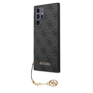 Samsung Galaxy S24 Ultra Guess 4G Charms Collection Hybrid Cover - Grå