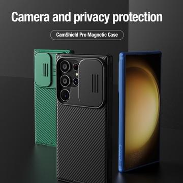 Samsung Galaxy S24 Ultra Nillkin CamShield Pro Hybrid Cover - Sort