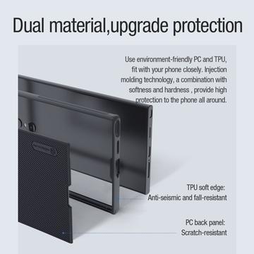 Samsung Galaxy S24 Ultra Nillkin Frosted Shield Pro Magnetic Hybrid Cover - Sort