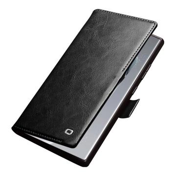 Samsung Galaxy S24 Ultra Qialino Classic Læderpung - Sort