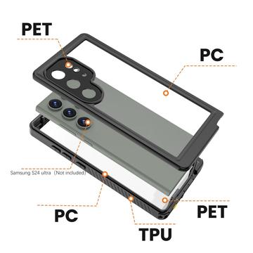 Samsung Galaxy S24 Ultra Redpepper FS IP68 Vandtæt Cover - Sort