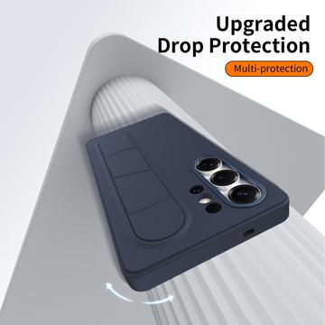 Samsung Galaxy S24 Ultra Smart hybrid cover med stående greb - Safir