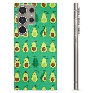 Samsung Galaxy S24 Ultra TPU Cover - Avocadomønster