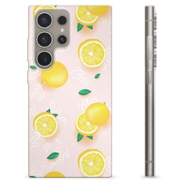 Samsung Galaxy S24 Ultra TPU Cover - Citron Mønster