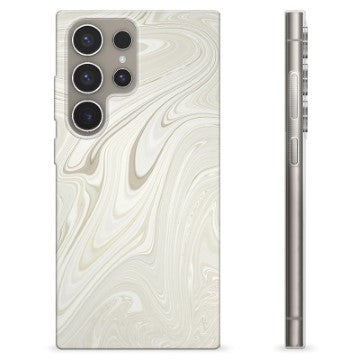 Samsung Galaxy S24 Ultra TPU Cover - Perle Marmor