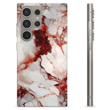 Samsung Galaxy S24 Ultra TPU Cover - Rubin Marmor