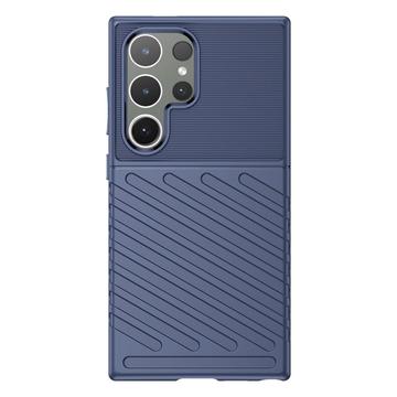 Samsung Galaxy S24 Ultra Thunder Series TPU Cover - Blå