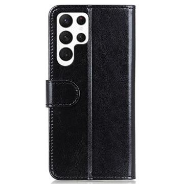 Samsung Galaxy S24 Ultra Pung Taske med Magnetisk Lukning - Sort