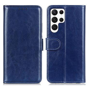 Samsung Galaxy S24 Ultra Pung Taske med Magnetisk Lukning - Blå