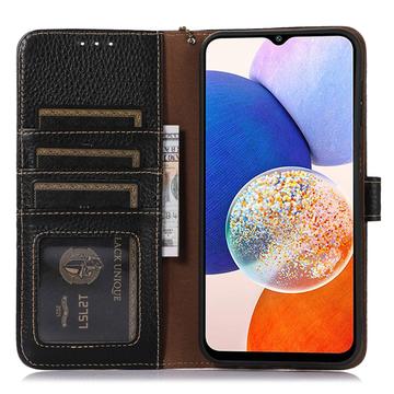 Samsung Galaxy S24 Ultra Læderpung med RFID - Sort