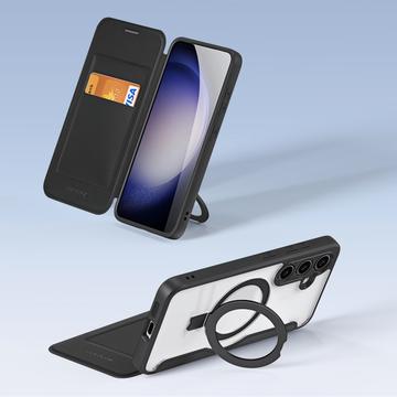 Samsung Galaxy S24+ Dux Ducis Skin X Pro Magnetisk Flip Cover - Sort