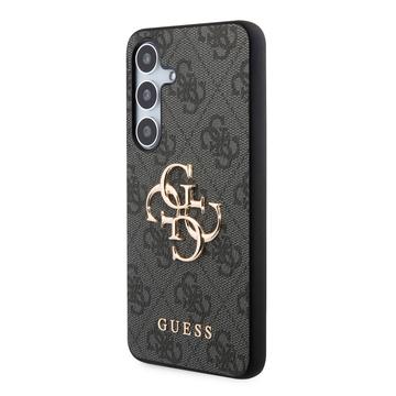 Samsung Galaxy S24+ Guess 4G Big Metal Logo Hybrid Cover - Grå