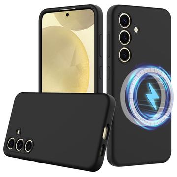 Samsung Galaxy S24+ Liquid Silikone Cover - MagSafe Kompatibel - Sort
