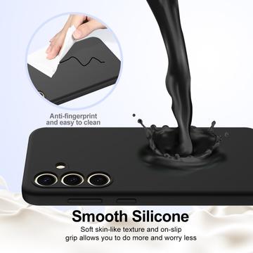 Samsung Galaxy S24+ Liquid Silikone Cover - MagSafe Kompatibel - Sort