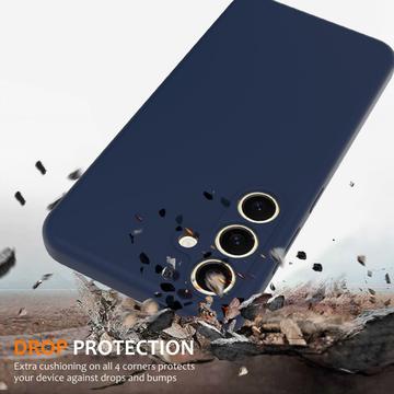 Samsung Galaxy S24+ Liquid Silikone Cover - MagSafe Kompatibel - Mørkeblå