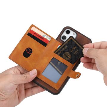 Samsung Galaxy S24+ Retro Style Cover med Pung - Sort