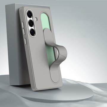 Samsung Galaxy S24+ Smart hybrid cover med stående greb - Titaniumgrå