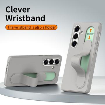 Samsung Galaxy S24+ Smart hybrid cover med stående greb - Titaniumgrå