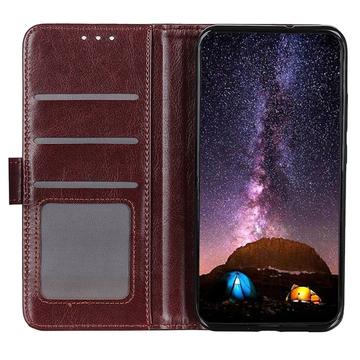 Samsung Galaxy S24+ Pung Taske med Magnetisk Lukning - Brun