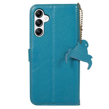 Samsung Galaxy S24+ Læderpung med RFID - Blå