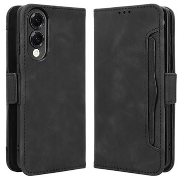 Samsung Galaxy S25 Edge Kortholder Pung Etui - Sort